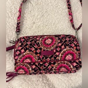 VERA BRADLEY Purse Wristlet Wallet Crossbody Pink